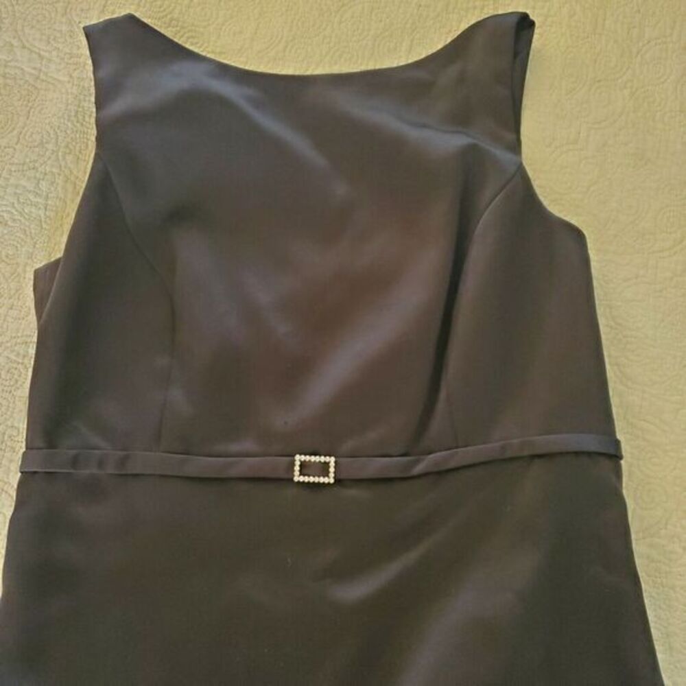 After Six Elegant Black Strapless Dress